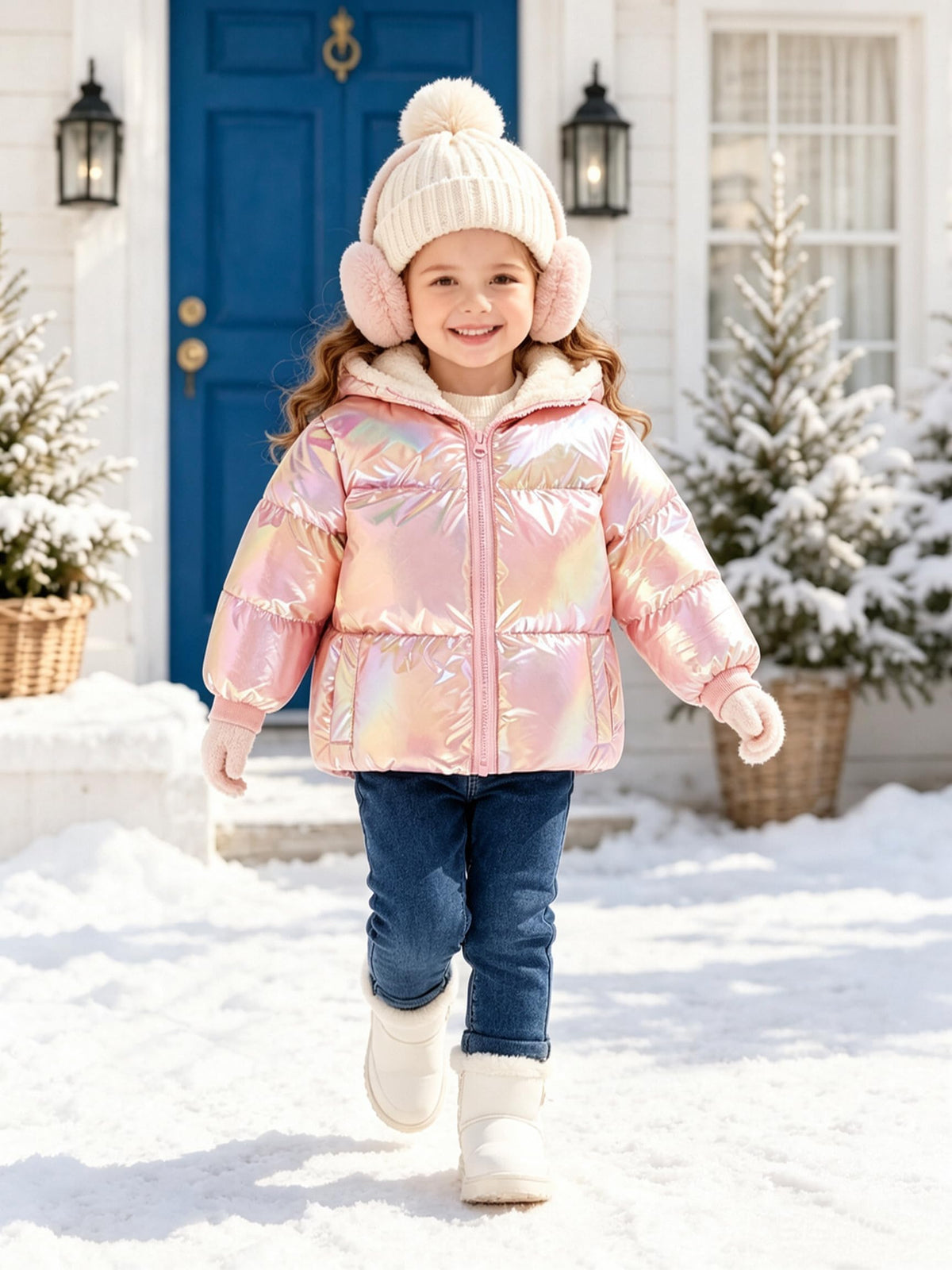 Toddler Girls Winter Puffer Jacket product image 4