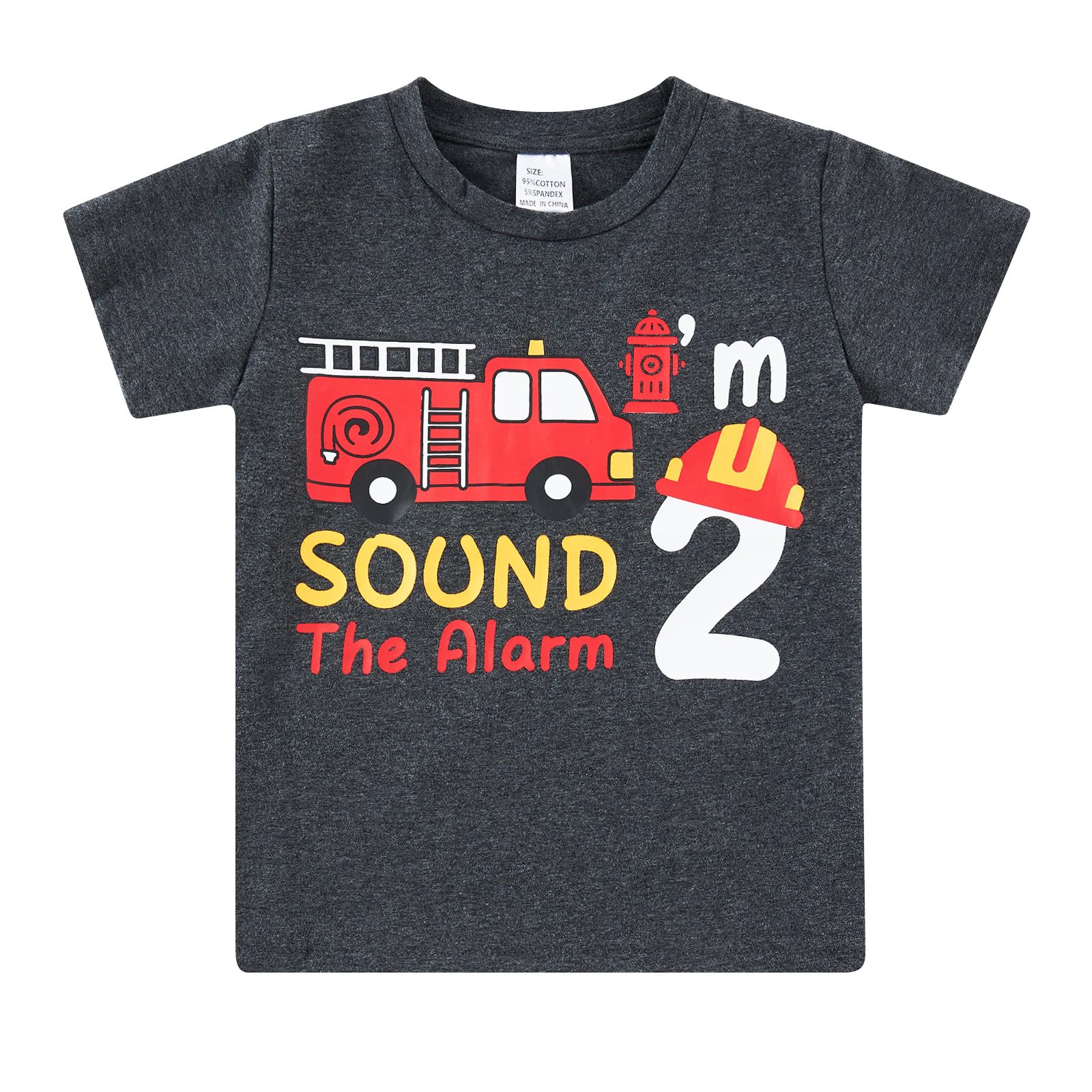 Boys car number 2 birthday graphic tee featuring vehicle print, comfortable kids shirt for celebrations and daily outfits.