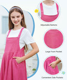 Girls overall dress set showing adjustable straps, layered styling and matching T shirt details for a versatile kids outfit.